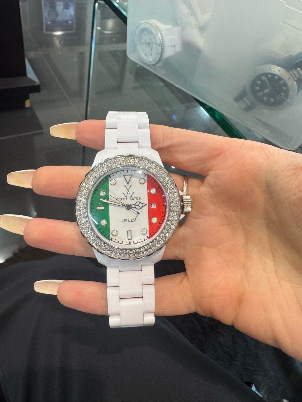 New ToyWatch Jelly Flag Italy Edition Watch.